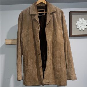 Vintage Men's Suede pig leather jacket